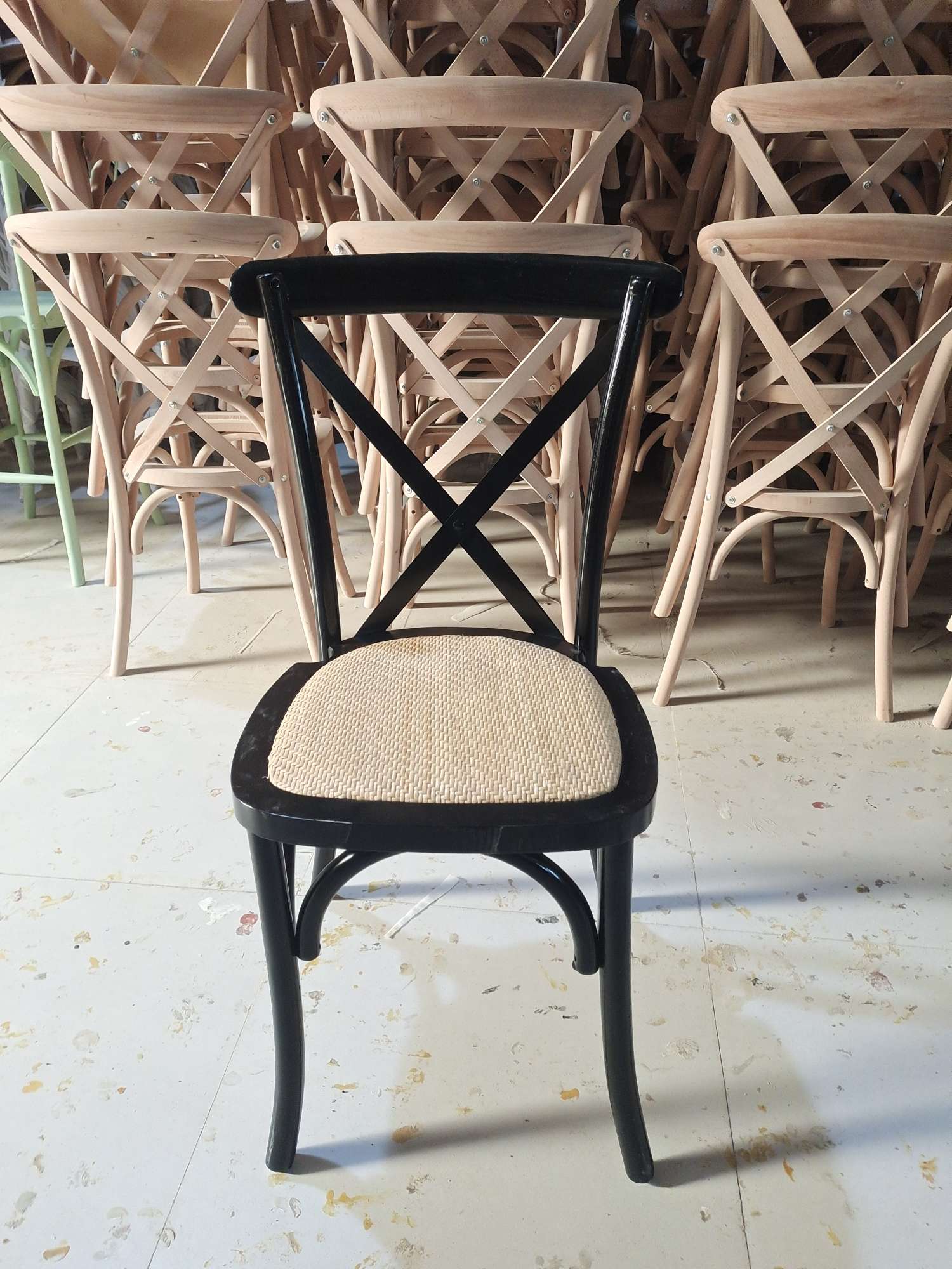 星辰家具实木家具X背椅子 家装家具细节图