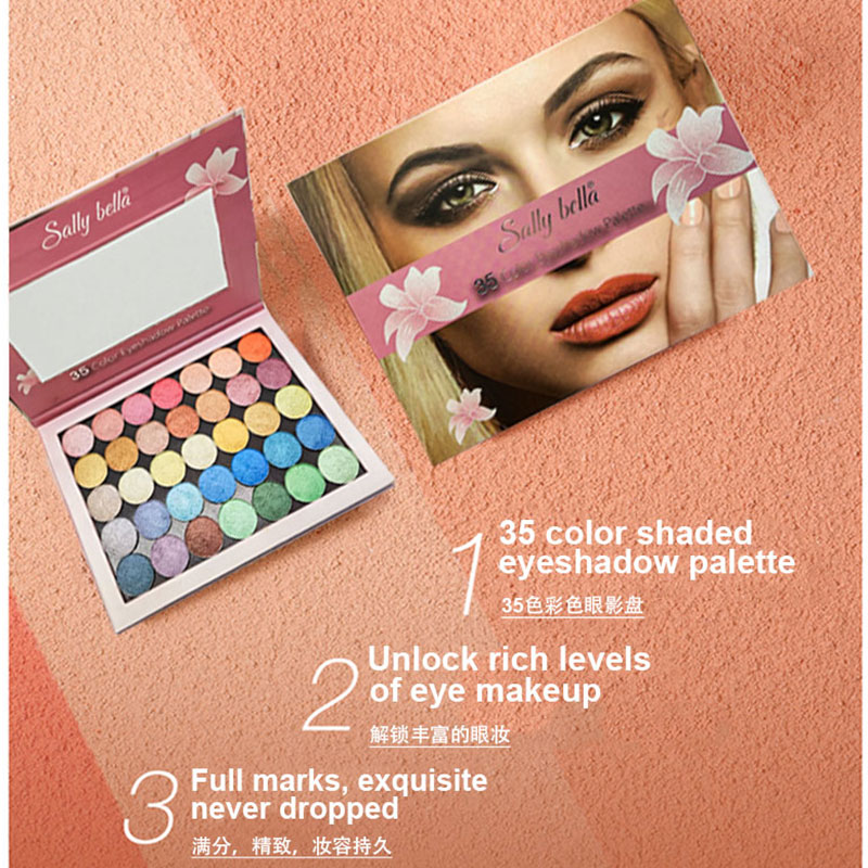 35-color multi-functional eyeshadow palette in pink Item Picture