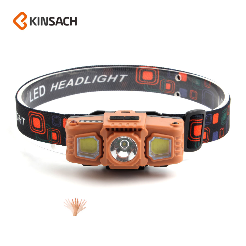 KINSACA Star Source Type-c charging plastic induction headlight