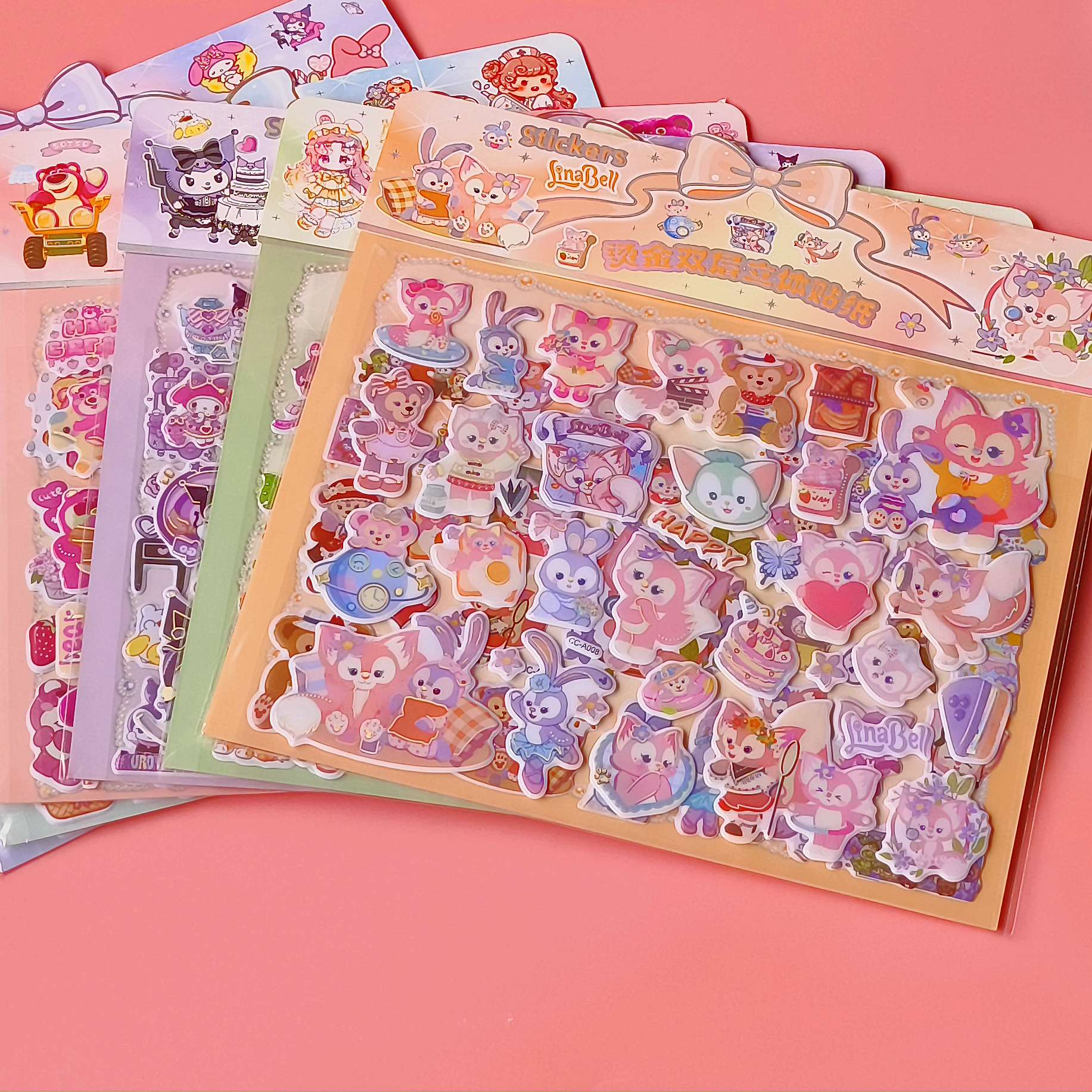 CC-A Double-layer gilded bubble stickers Application Scenario