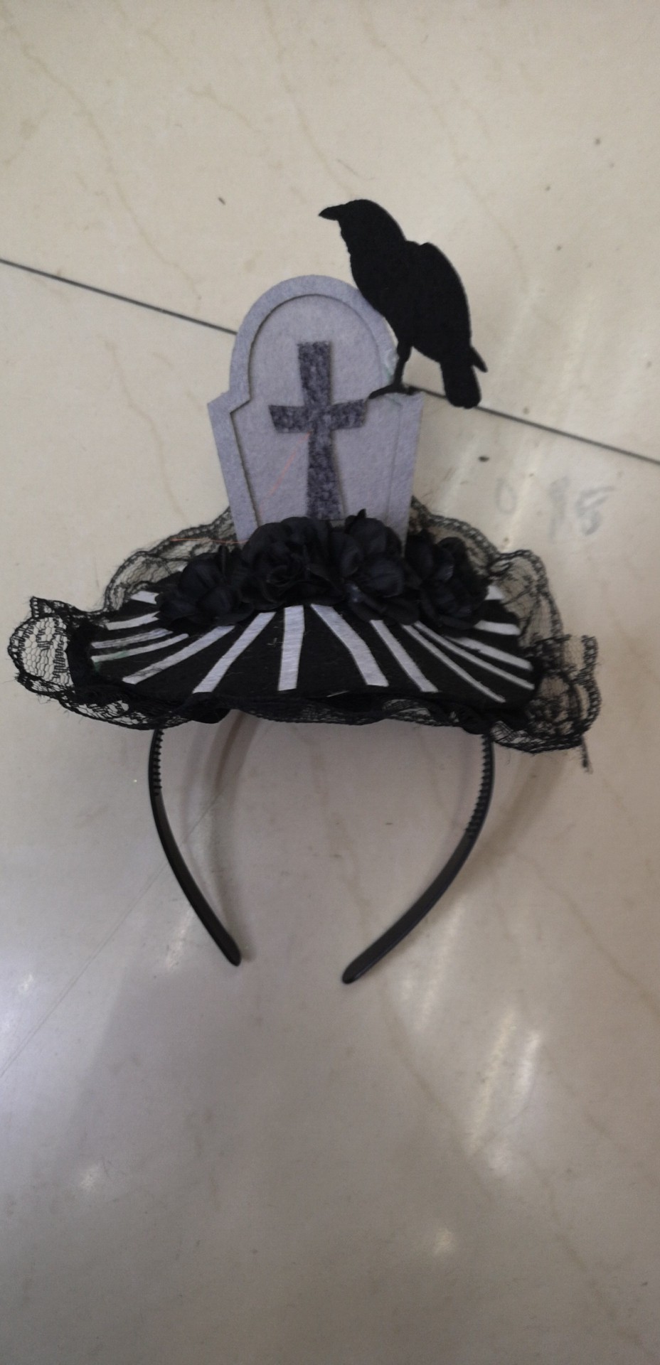 节日派对/万圣节/鬼节/节日头饰/万圣节头饰/派对用品骷髅头发箍产品图