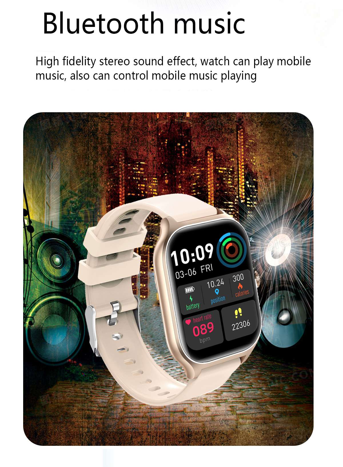 Watch智能手表 数码电脑配件 智能手环设备 运动手表 心率监测 睡眠监控 多功能智能手表GTS4详情20