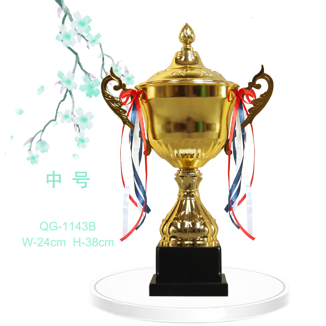 小嘟嘟XDQG-1143金属塑料合制中小型奖杯运动体育塑胶座工厂批发详情9