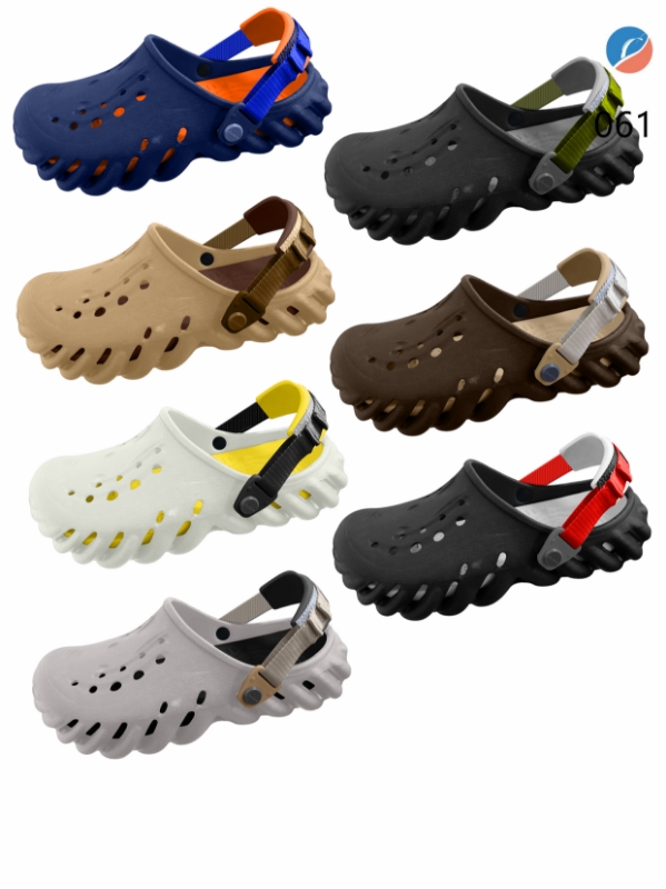 Crocs for men and women 2024 spring new wear non-slip Bao head drag eva soft soled sand sandals