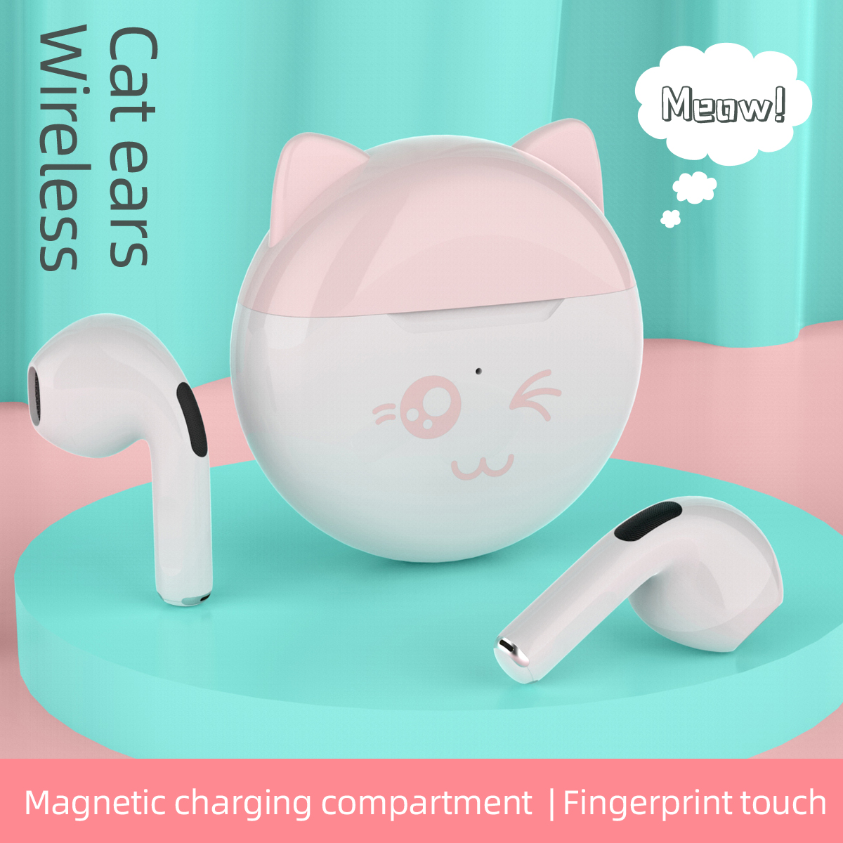 Bluetooth Headsets Wireless noise reduction High sound quality No delay half in-ear long life 2024 New Bluetooth headsets Bluetooth headsets thumbnail