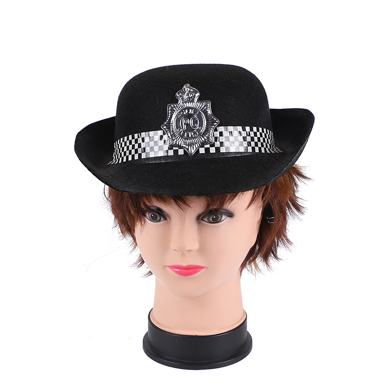 倩芳玩具无纺布cosplay女士警察帽子11340图