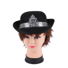 倩芳玩具无纺布cosplay女士警察帽子11340