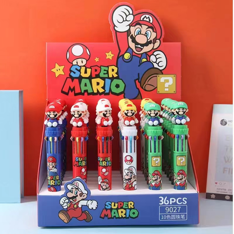 Creative cartoon ten-color ballpoint pen details Picture