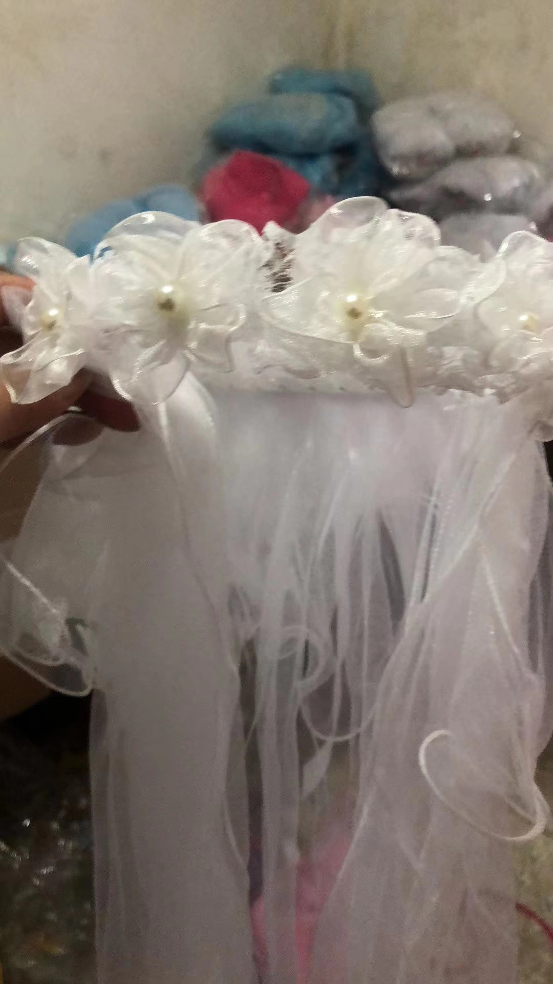 Holiday party, garland veil, Bridal veil, Princess wreath, garland, veil, veil, Festive tiara, Application Scenario