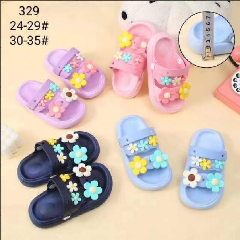 New foreign trade children's shoes, cartoon-patterned flip-flops, beach cool slippers, casual and breathable slippers for both indoor and outdoor use Application Scenario