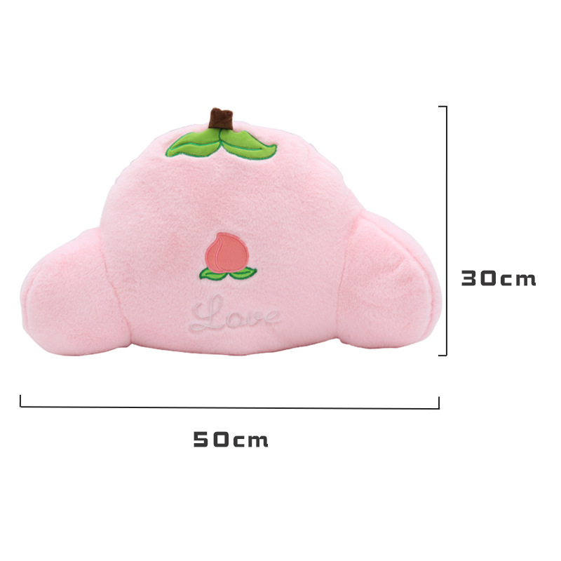 Cartoon cute fruit pillow, Kanglewu cotton-filled lumbar support, throw pillow, sofa bed lumbar support, custom-made Specification image