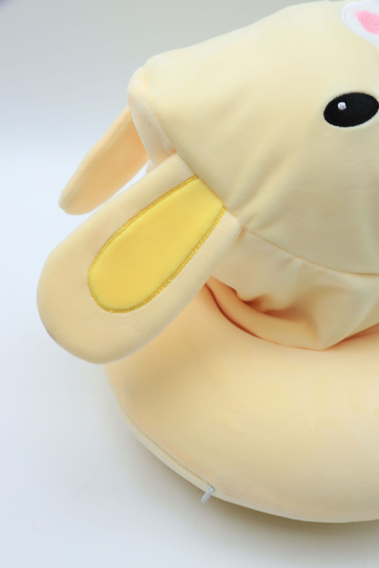 Cute cartoon hooded memory foam U-shaped pillow, Kang Le House hooded travel neck pillow, slow rebound neck protection pillow custom-made pic 14