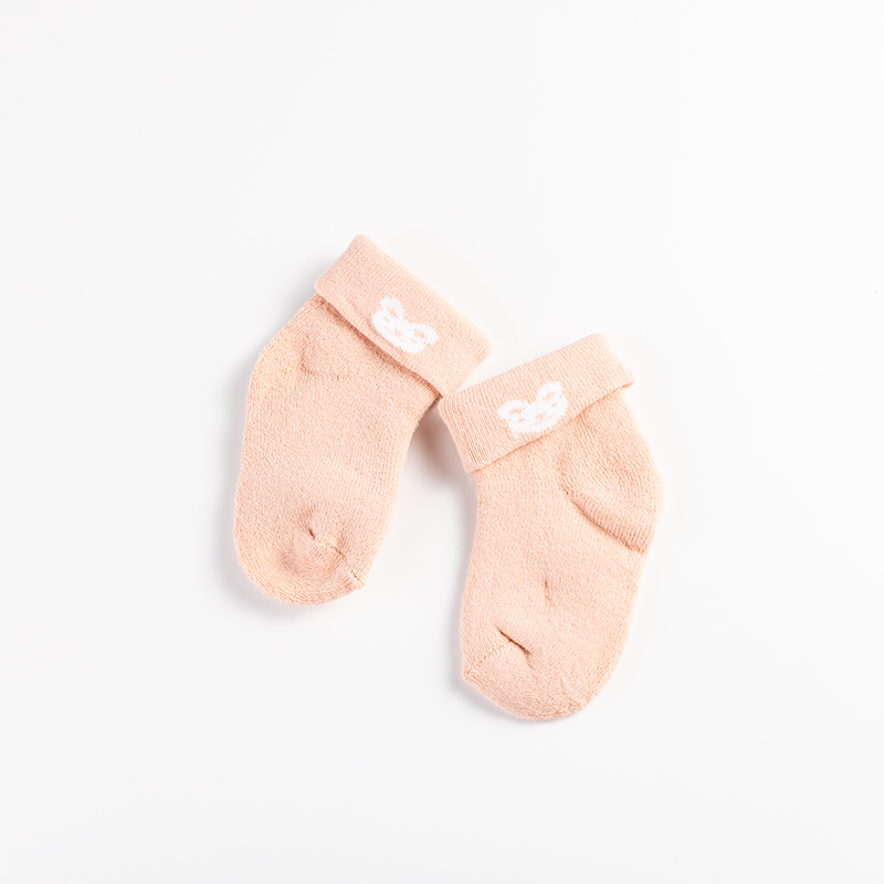 Male, female and children's socks, pure cotton socks, baby spring and autumn mid-calf socks Specification image