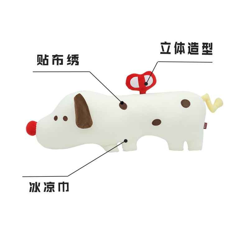 Summer cool-feeling animal throw pillows, custom-made ice silk dolls from Kanglewu, cool towels, fabric plush toys, order details Picture