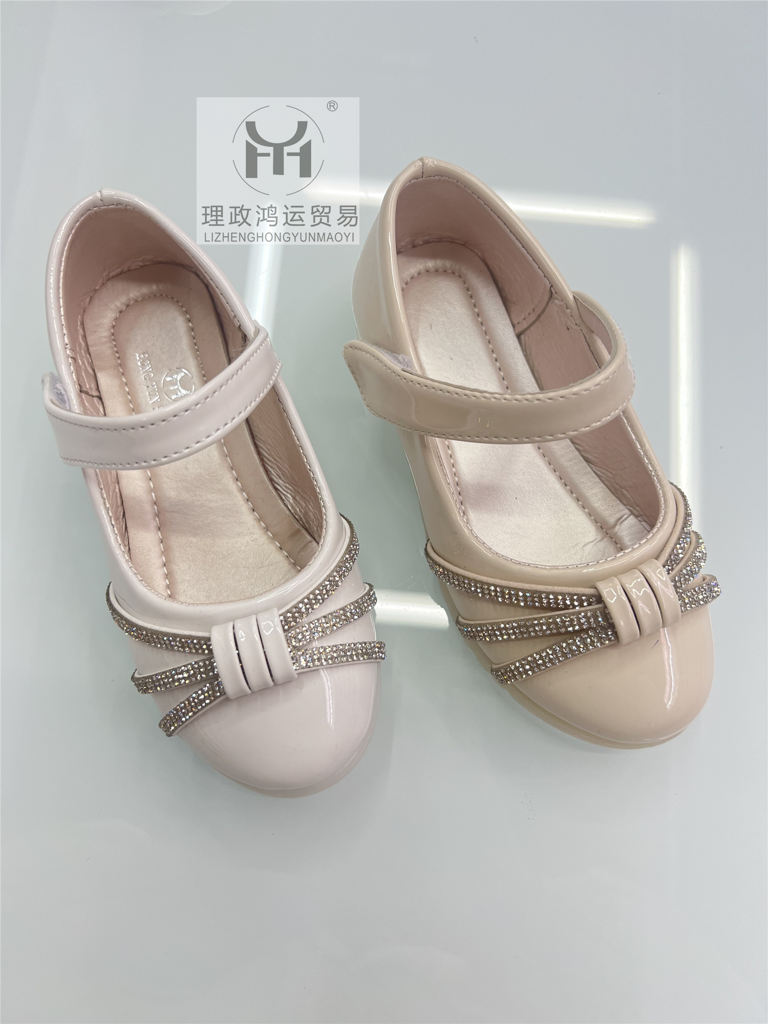 Rizheng Hongyun Trade Exquisite Girls Shoes, Baby Shoes, With Diamond Shoes details Picture