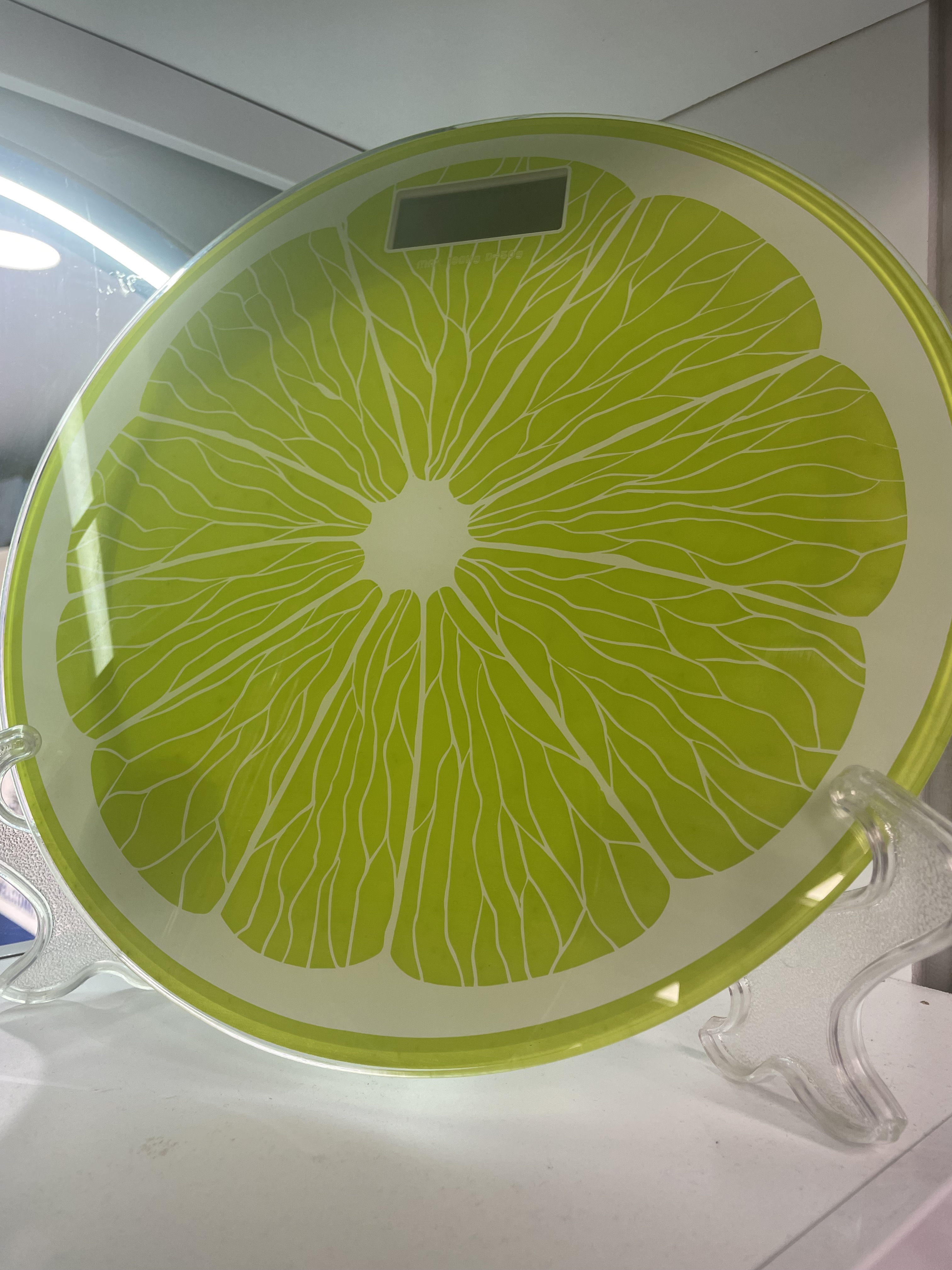 圆钢化玻璃体重秤西瓜柠檬秤体重秤180kg批发家用健康体重秤外贸热销款