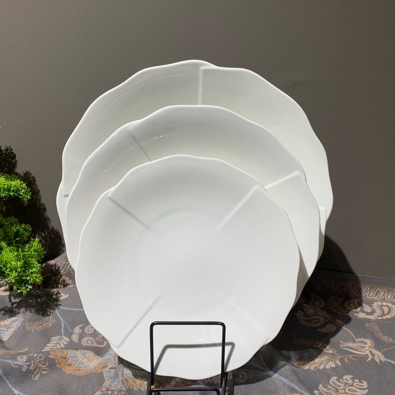 碗盘/陶瓷/陶瓷盘子/陶瓷沙拉盘子/盘子产品图