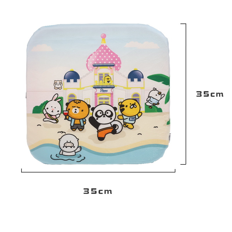 Cartoon cute Beerus seat cushion, Kang Le House high-density sponge office chair bottom cushion custom-made Specification image