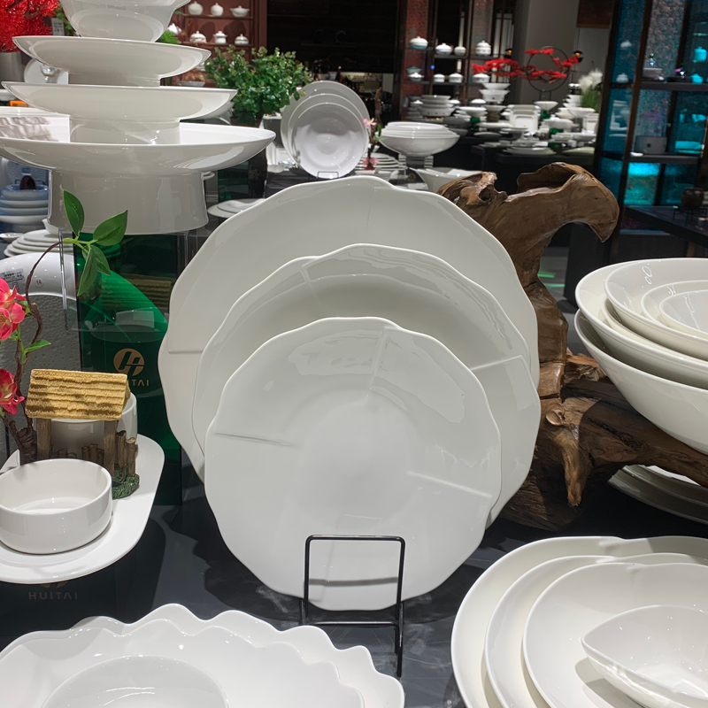 碗盘/陶瓷/陶瓷盘子/陶瓷沙拉盘子/盘子细节图