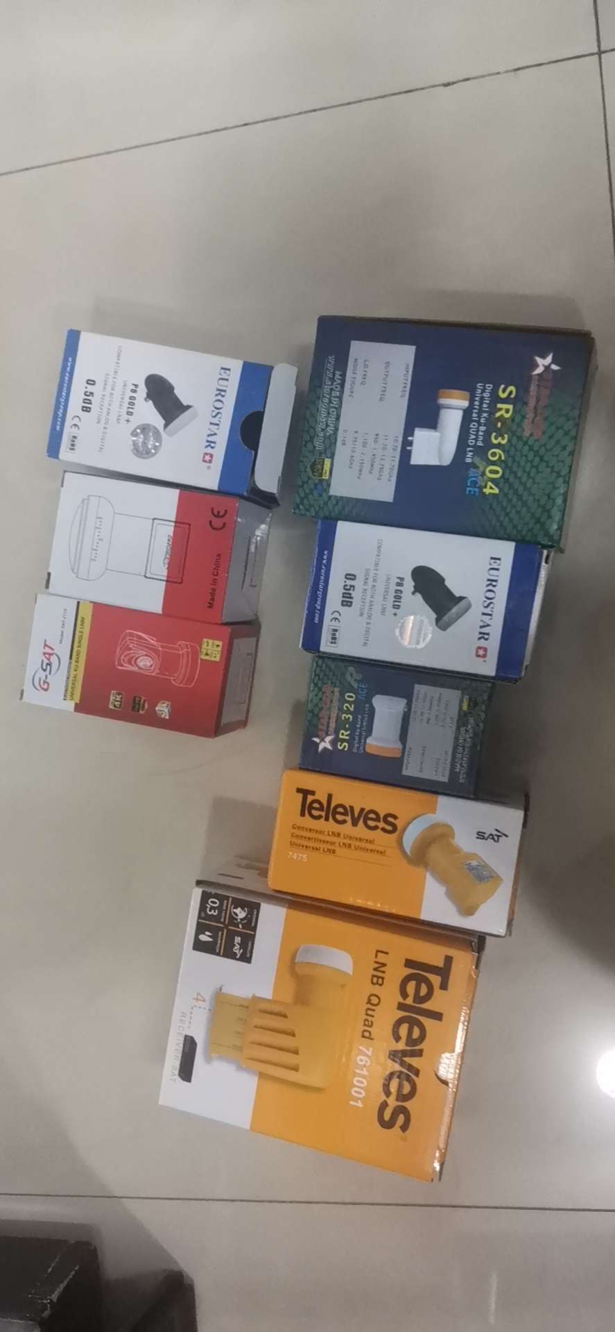 电视高频头，卫星锅高频头，外贸电视机顶盒头外贸内贸批发厂家直销细节图