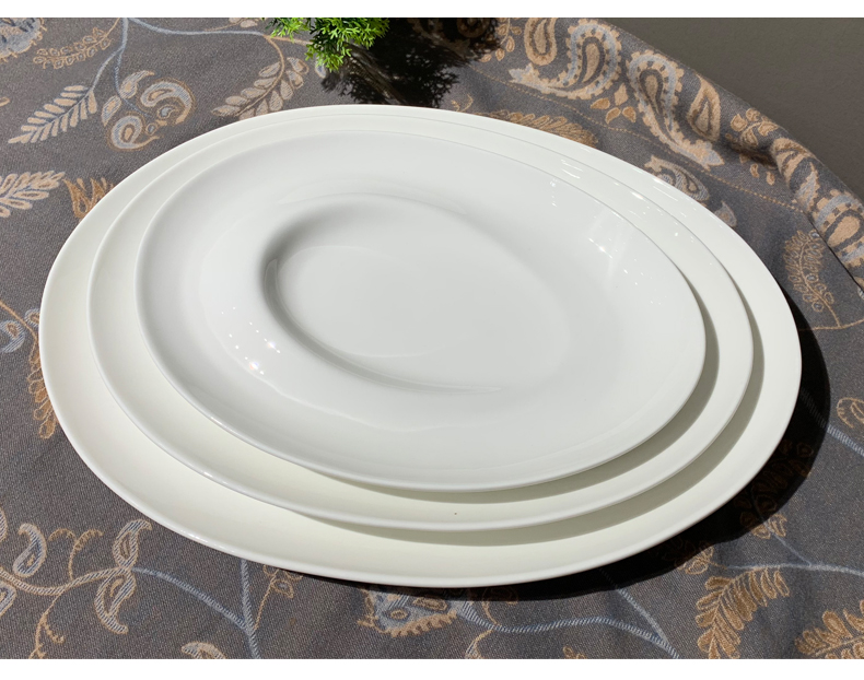 酒店餐厅创意新中式陶瓷盘海鲜盘热菜炒盘菜盘融合菜摆盘托盘批发详情6