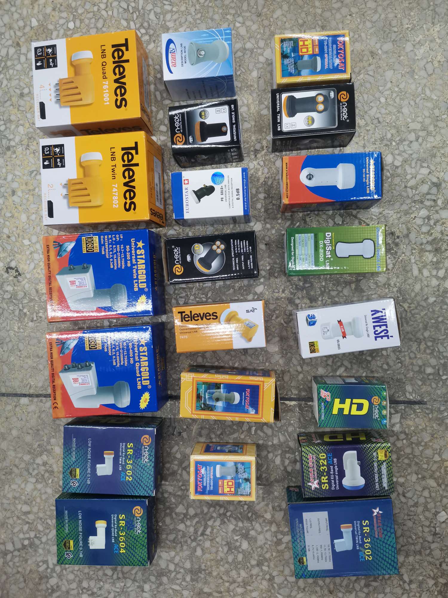 电视高频头，卫星锅高频头，外贸电视机顶盒头外贸内贸批发厂家直销产品图