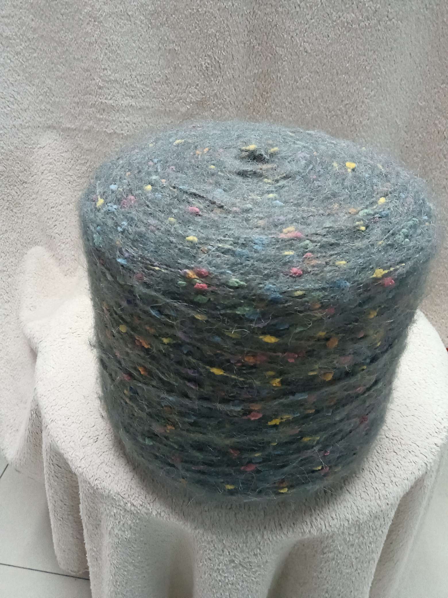 菊花马海毛。加工头饰。发夹。勾包包。织衣服。销量好产品图