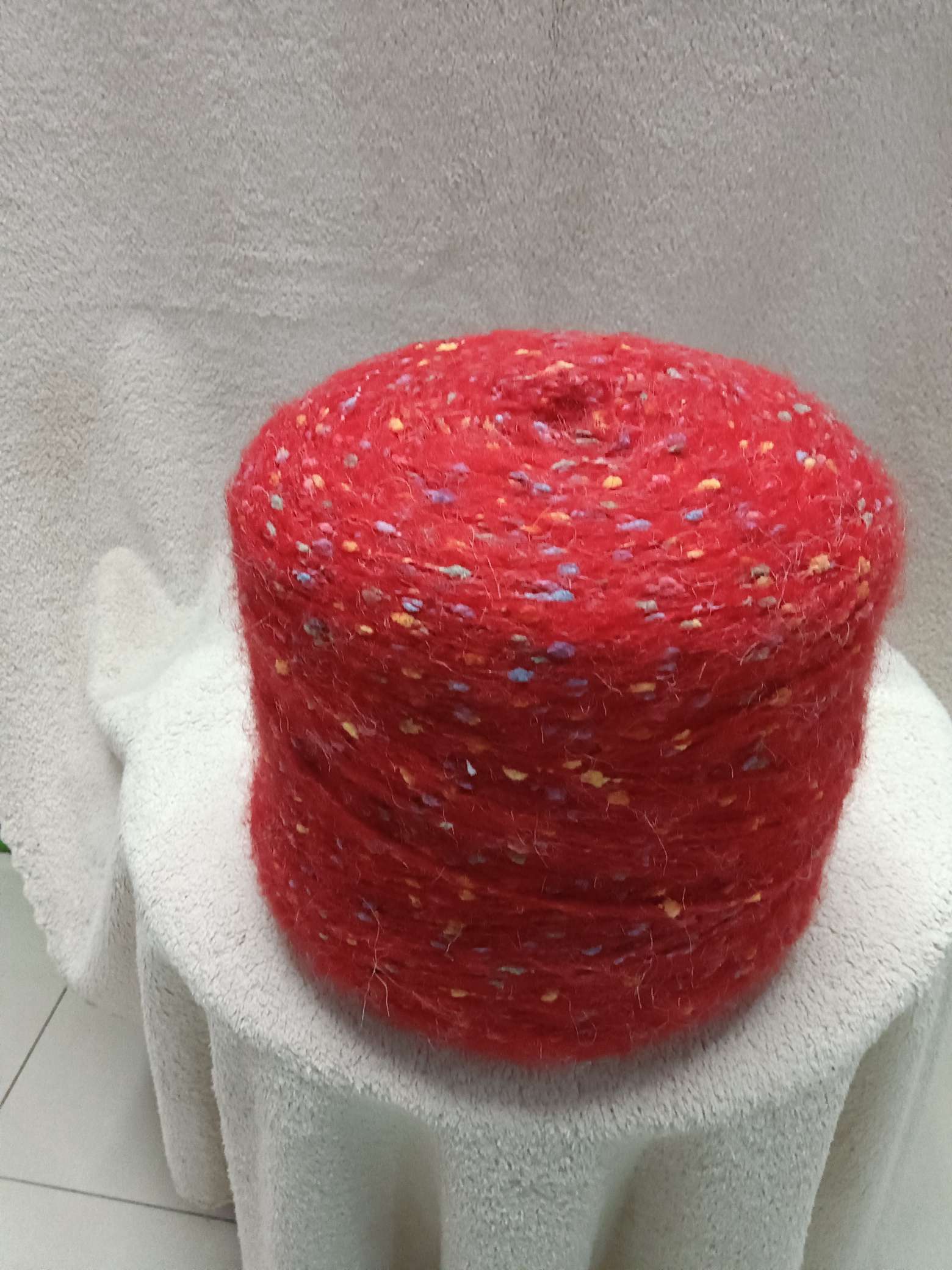 菊花马海毛。加工头饰。发夹。勾包包。织衣服。销量好细节图