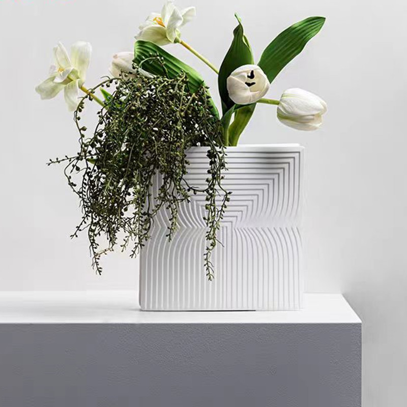 花瓶/ins花瓶/花瓶装饰/塑料花瓶/陶瓷花瓶细节图