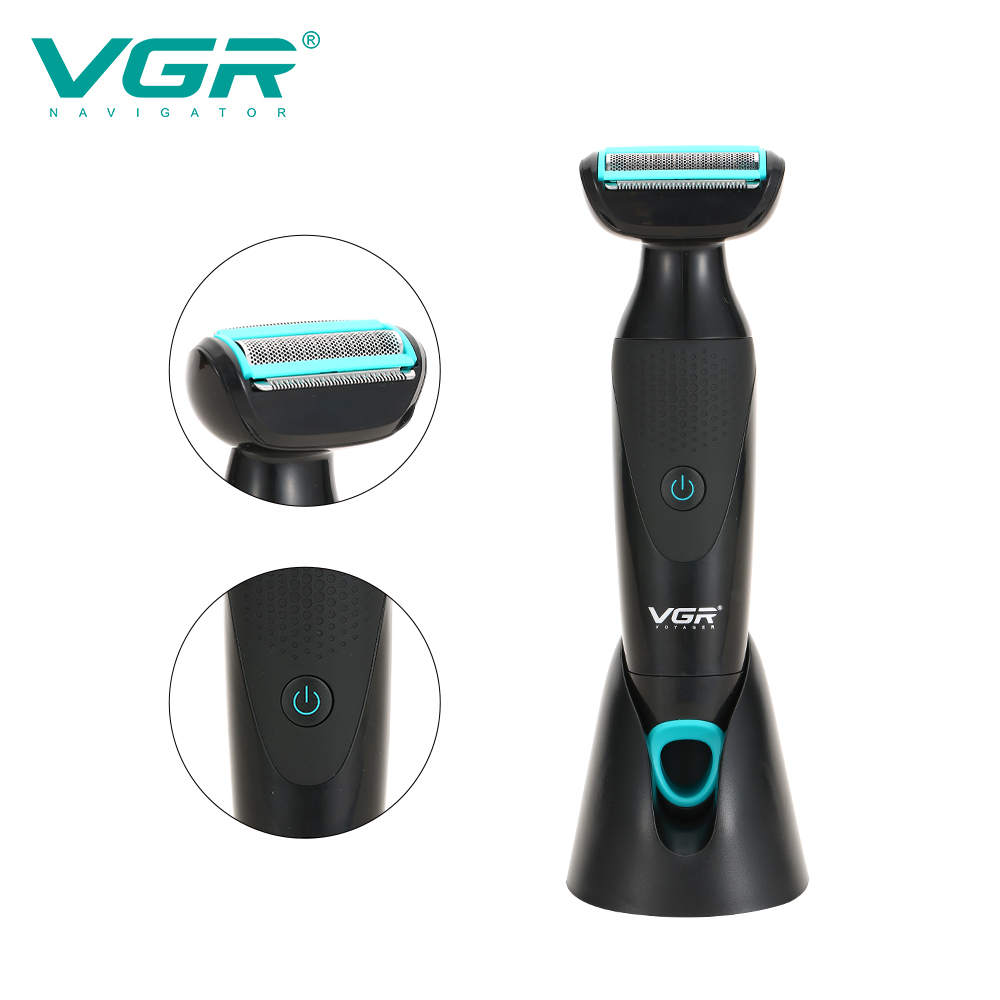 VGR601 Men's Facial Razor, anti-scratch IPX4 water-washable nose Hair Razor, two-in-one shaver and razor details Picture