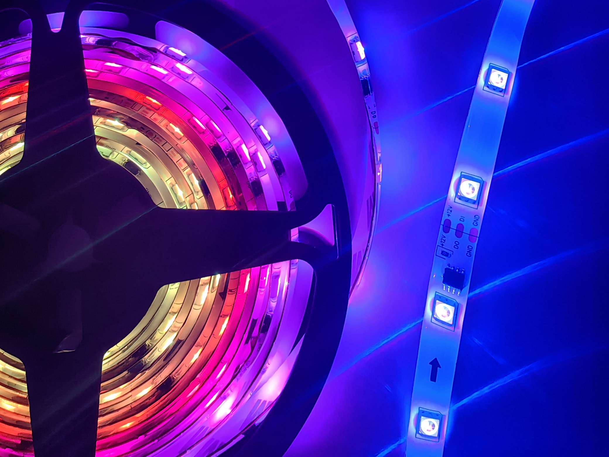 Magic Color 5050Rgb 5 M 150 Light 12V Light With Light Belt Specification drawing