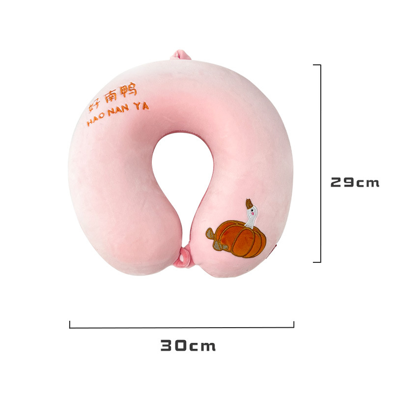 Cute cartoon animal memory cotton U shape pillow recreation house travel neckguard pillow low rebote neckguard pillow pedido Specification image