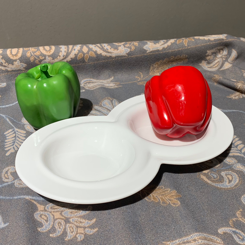 陶瓷/碗盘/陶瓷盘子/陶瓷沙拉盘子/餐具产品图