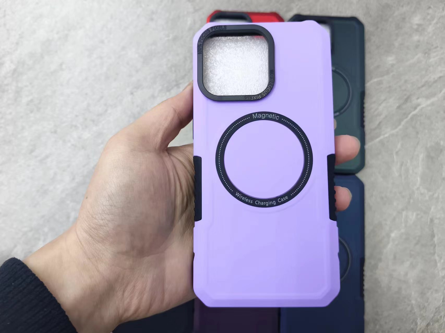 "Magic Eye Magnetic Attraction 2-in-1 Phone Case. details Picture
