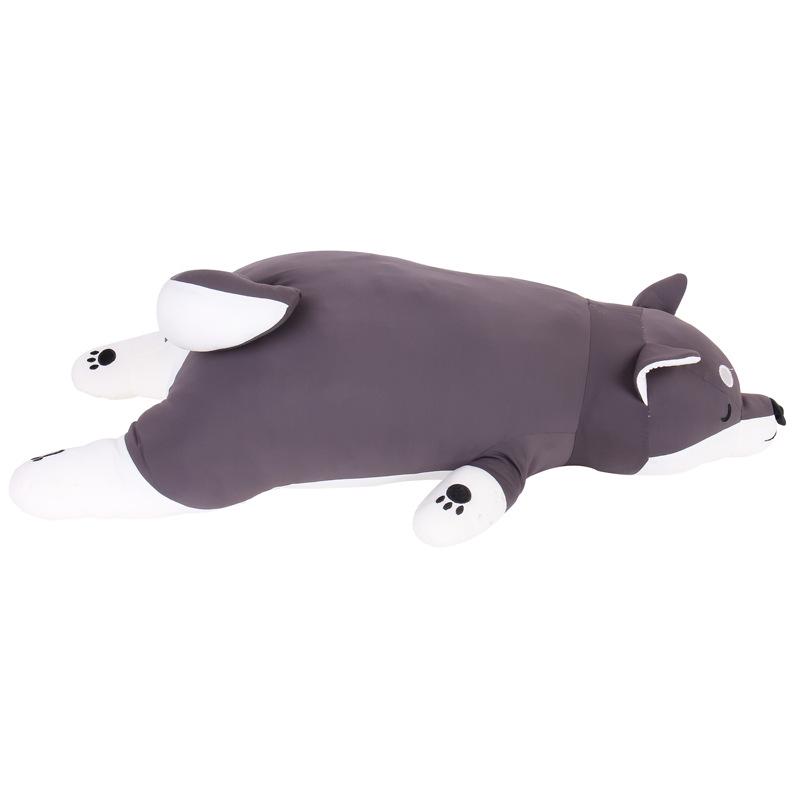 Cold-feel puppy throw pillow, Kanglewu Ice Silk animal doll customization, cold towel plush toy order Item Picture