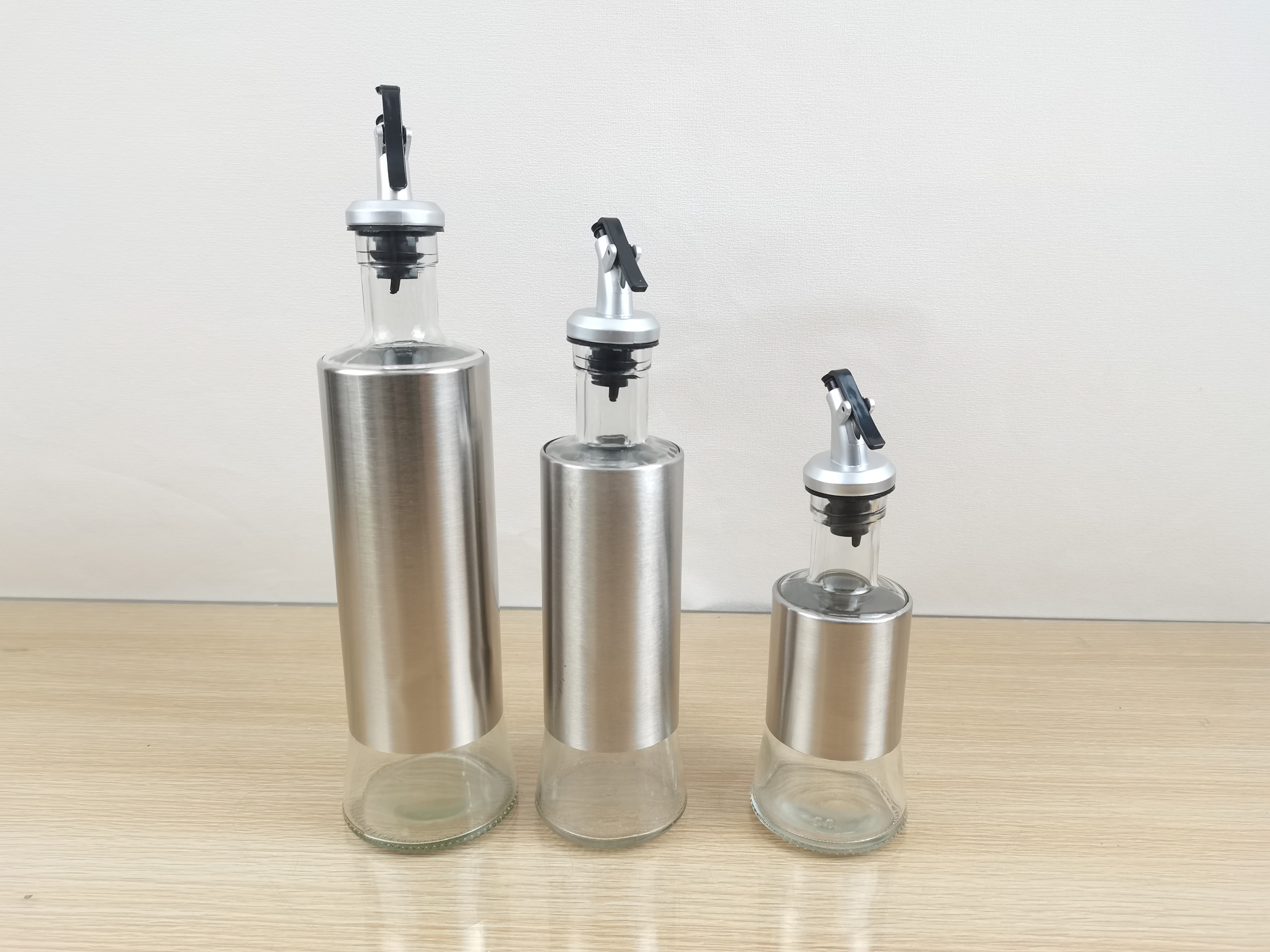 DF99891 stainless steel oil pot oil bottle glass leakproof oil tank Kitchen household seasoning box Sauce and vinegar bottle seasoning tank DF TRADINGHOUSE thumbnail
