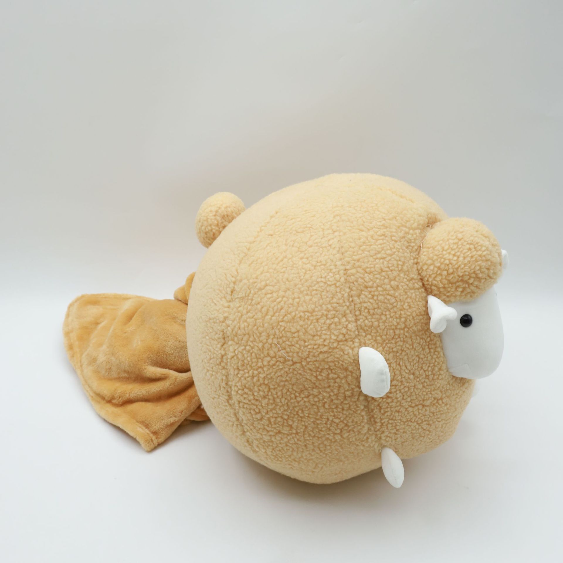 Cute sheep throw pillow blanket two-in-one, Kanglewu animal flannel car air conditioner midday rest blanket order customization pic 13