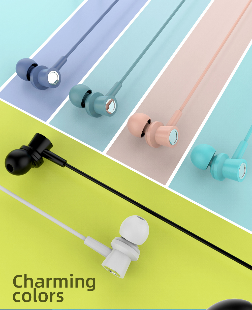 R17彩色手机线控耳机有线耳机 活塞入耳 带包装出货 安卓iOS系统通用详情2