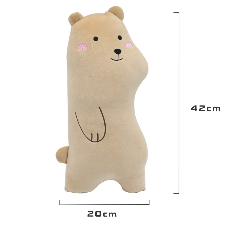 Lindo dibujo animado oso cojín recreación casa bonecos peluche muñeca muñeca personalizado pedido personalizado Specification image