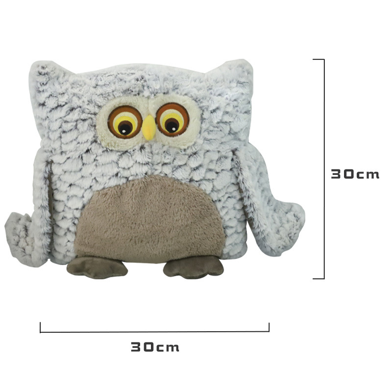 Cute cartoon animal owl throw pillows, Kanglewu plush toys, dolls, custom-made and ordered Specification image