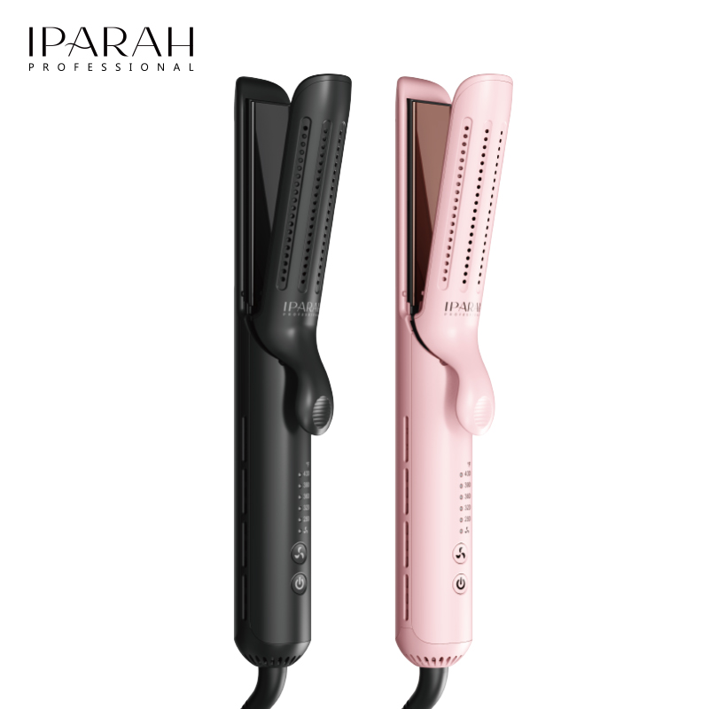 IPARAH Cross-border export cold risk Control household women's dual-purpose hair straightener and curling iron P-118