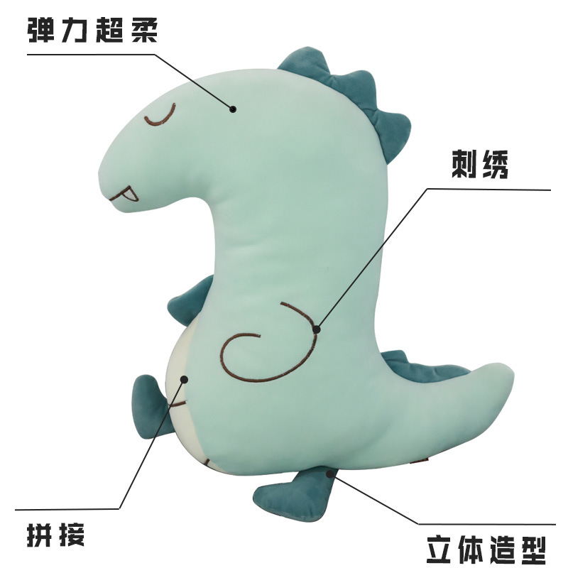 可爱卡通动物恐龙抱枕 康乐屋公仔毛绒玩具玩偶娃娃定做订做订货详情5