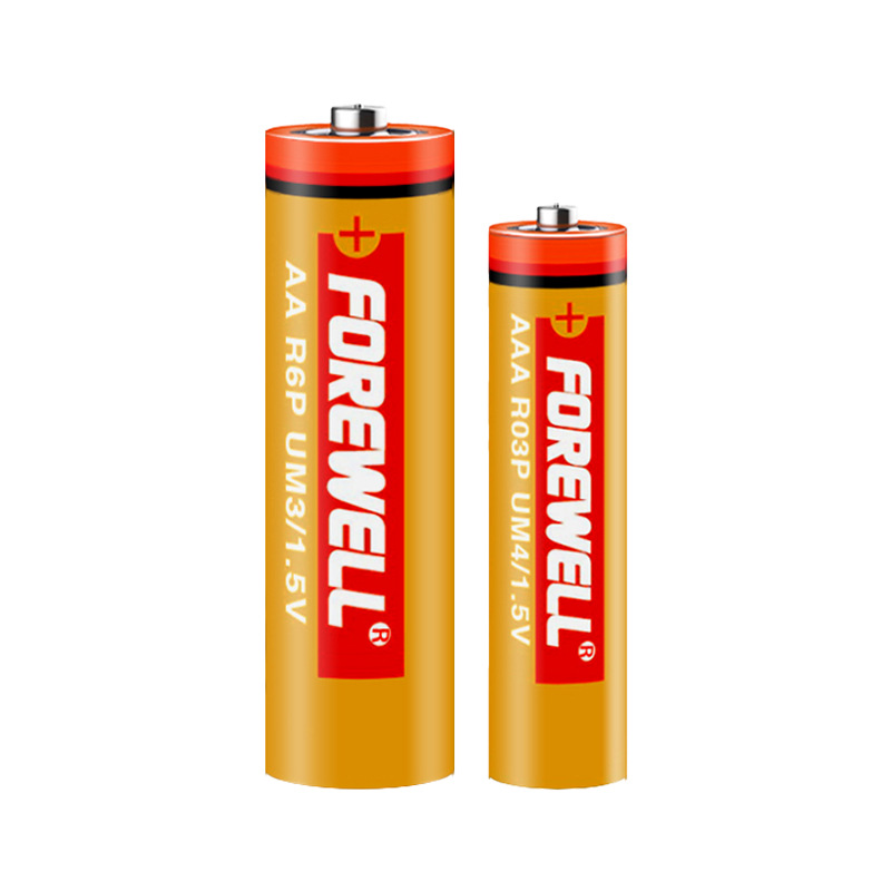 电池/南孚电池电池/5号电池/磷酸铁锂/七号电池白底实物图