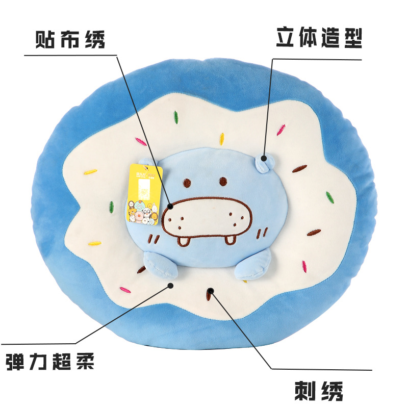 Cute cartoon animal throw pillows, Kanglewu plush toys, custom-made dolls Specification image