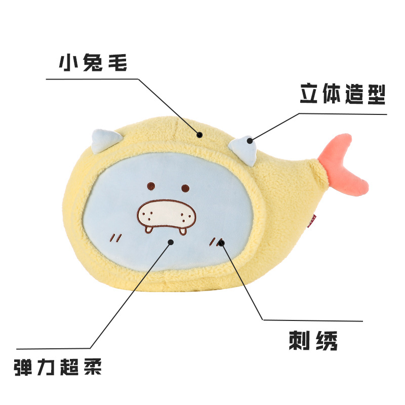 厂家定制比鲁斯可爱卡通动物抱枕 康乐屋公仔毛绒玩具玩偶定制订制详情8