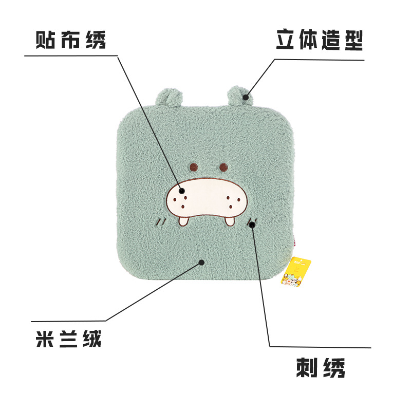 Beirus Cartoon cute seat cushion, Recreation House sponge seat cushion, warm cotton-filled chair cushion, fart cushion custom details Picture