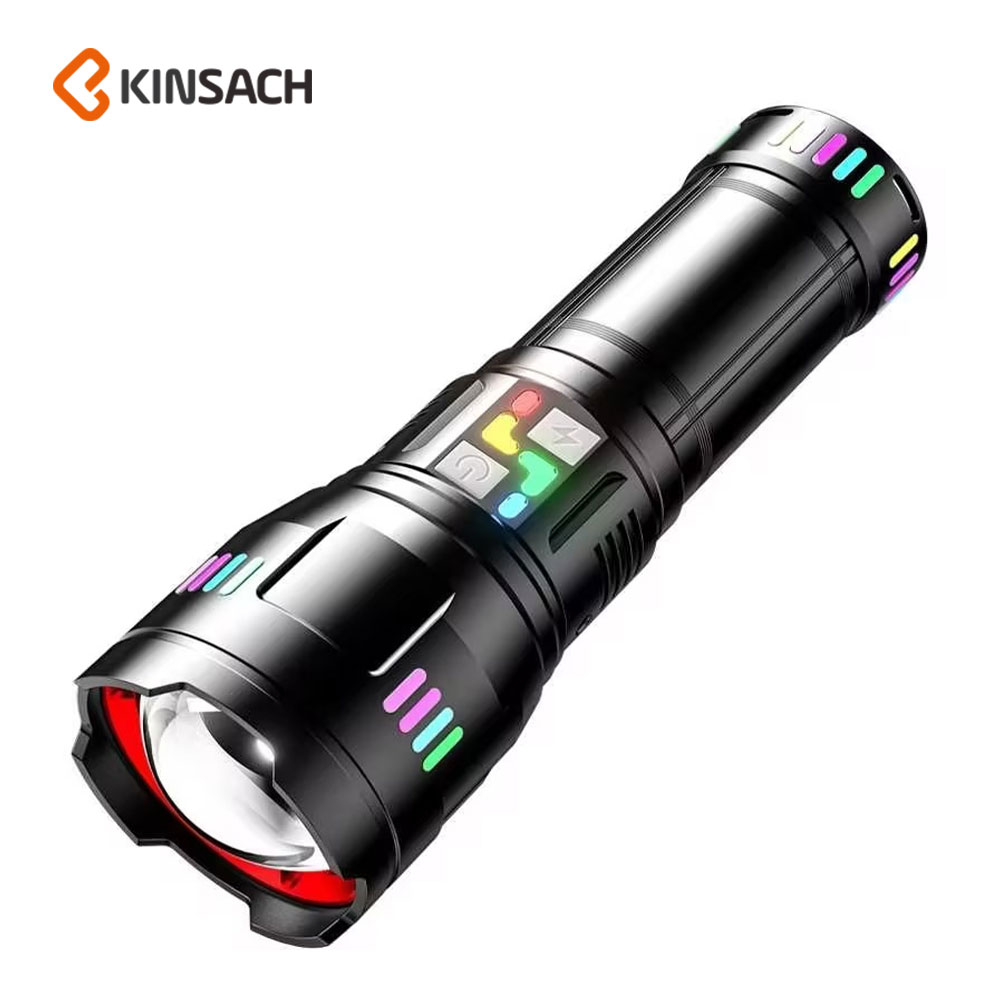 KINSACA Star Source aluminum alloy rechargeable flashlight focus luminous beacon