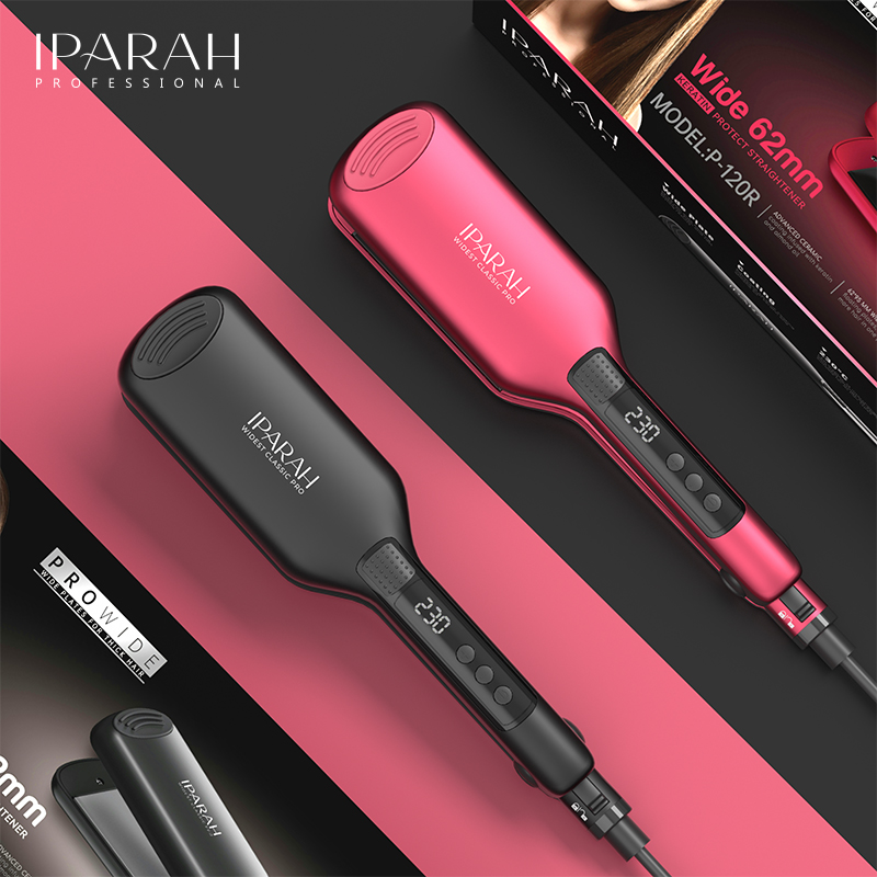 IPARAH negative ion splint Hair straightener for home use, large-sized cross-border export P-120 Item Picture