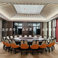上海五星级酒店实木电动桌椅海鲜姿造轻奢电动桌会所商务宴请圆桌白底实物图