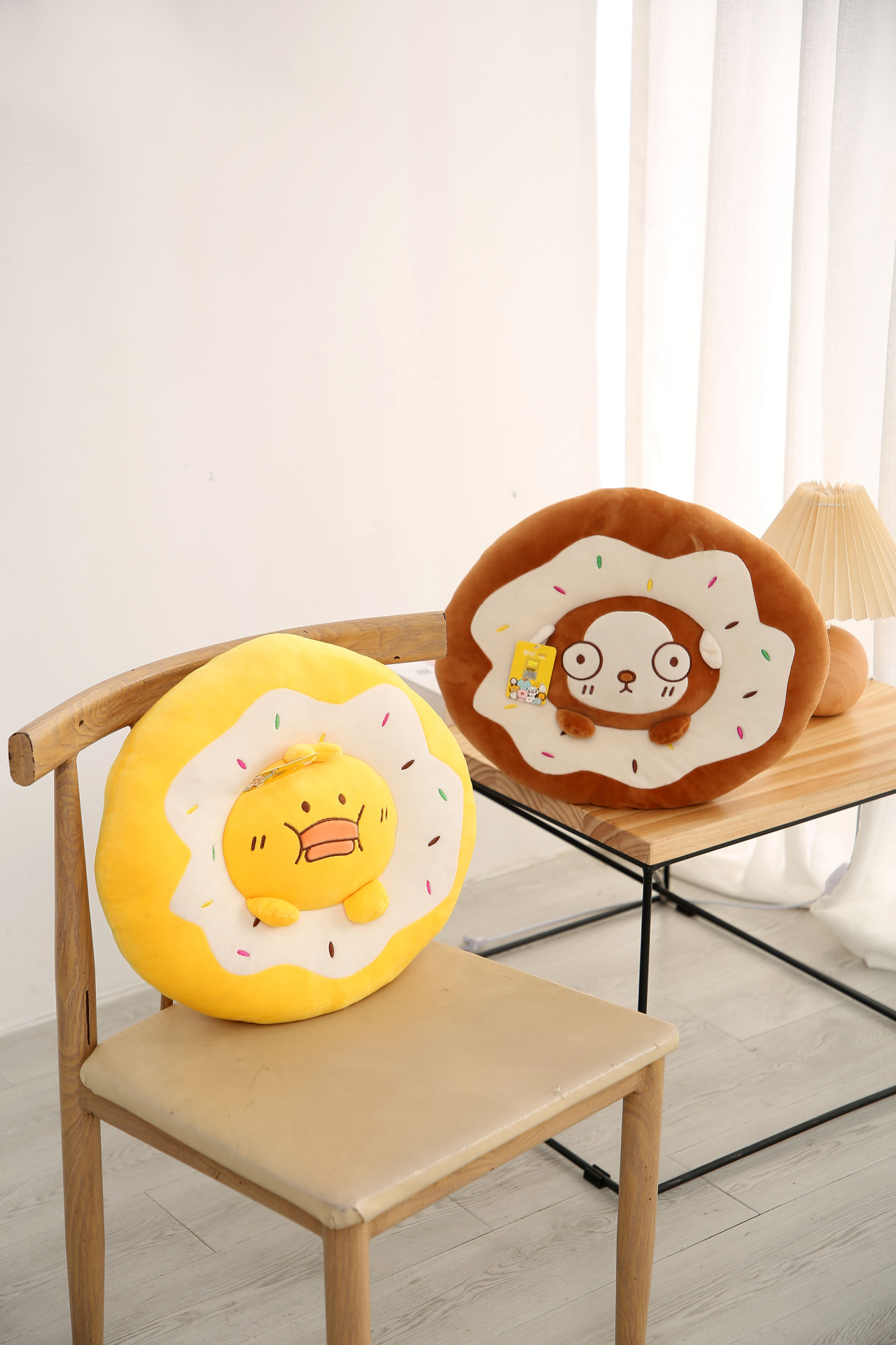 Cute cartoon animal throw pillows, Kanglewu plush toys, custom-made dolls pic 4